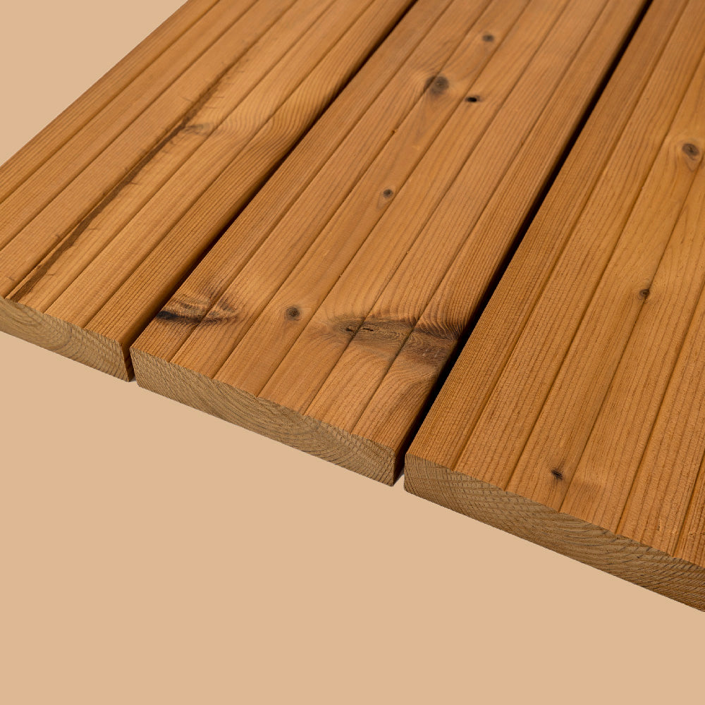HelsinkiWood Pine Thermo Groove5 26×117